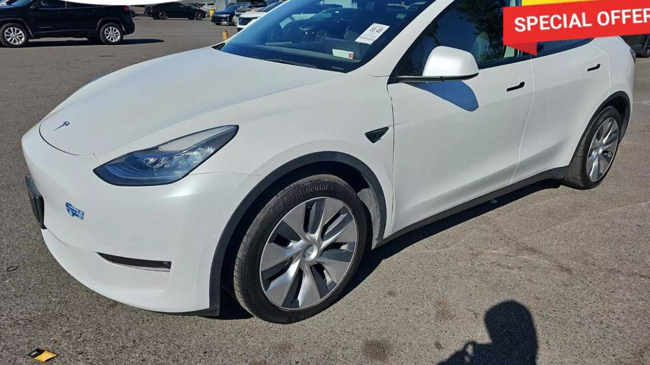 TESLA MODEL Y 2021 5YJYGDEE9MF142008 image